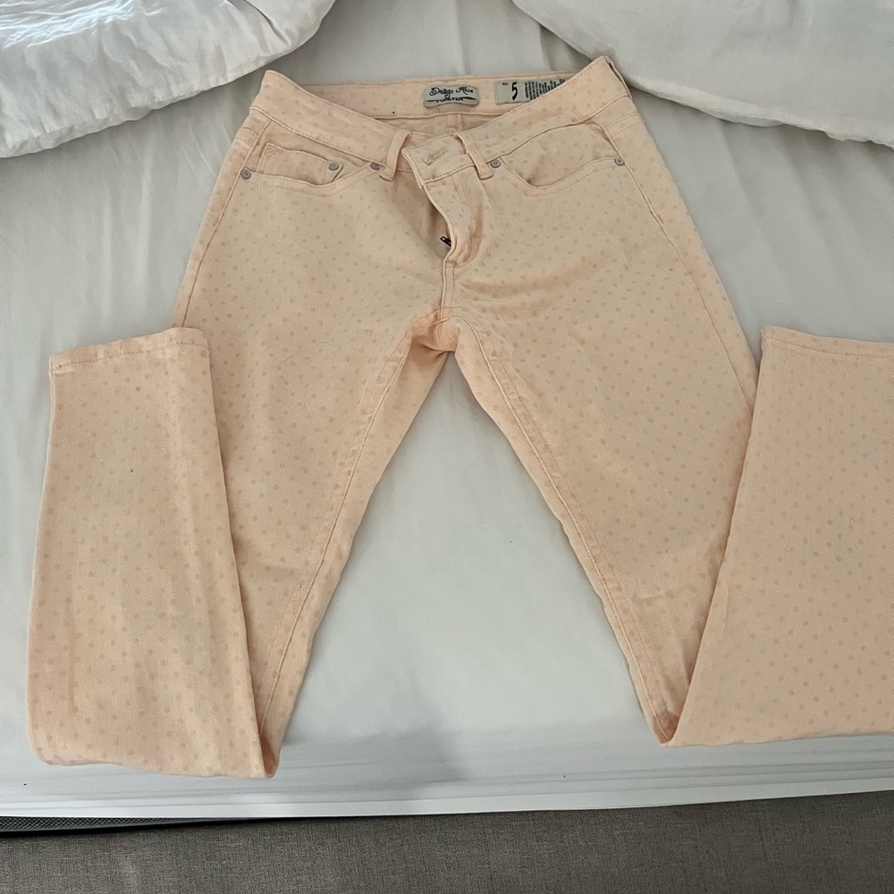 Stylish Cream Jeans for Women